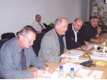 Präsidium zur Veranstaltung Norbert Heyer, Peter Hammen, Frank Kuschel, Wolf-Dietrich Bading - von links