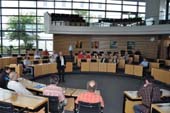 Vertreter der Bürgerallianz Thürignen e.V. besetzten den Thüringer Landtag um ihren Gesetzentwurf zu verabschieden