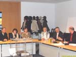 eine neue Qualität Innenminister "Herr Huber" CDU zeigt Gesprächsbereitschaft und stellt sich den TeilnehmerInnen